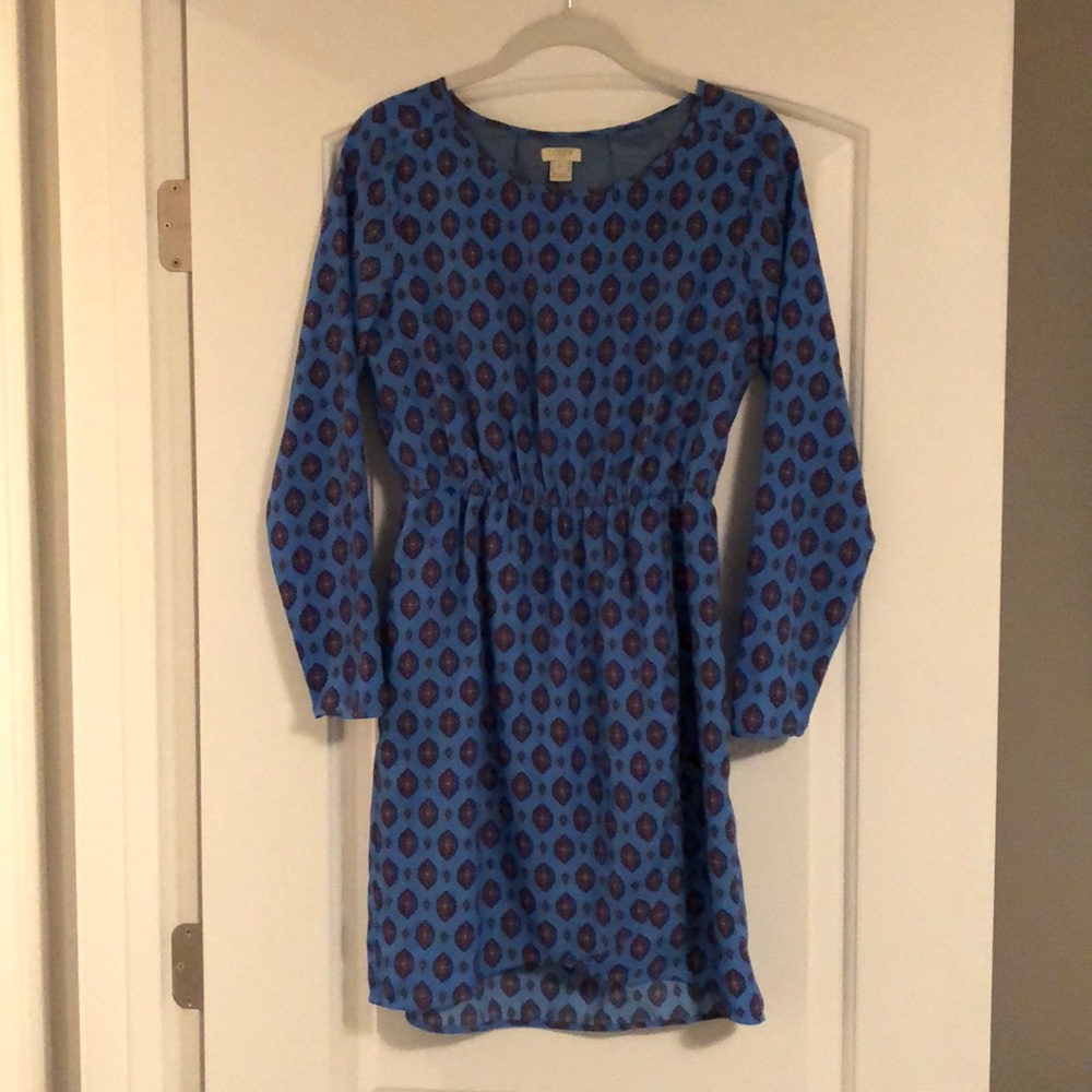 J. Crew pattern dress